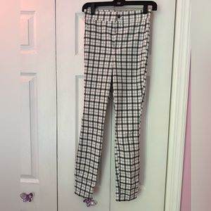 Hollister Ultra High-Rise Plaid Pants XS